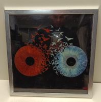 Schönes, gerahmtes Bild mit Augenmotiv, 44x 424cm.(em277)