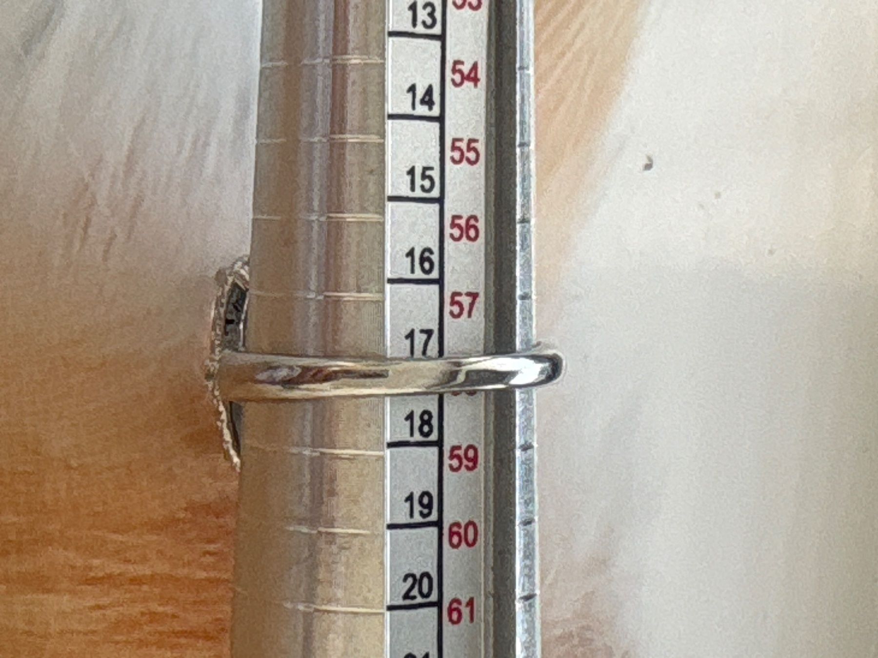 Anelli: Luxus Elegante Gr.18/8 Ring Farbe: Silber / Weiss – Nuovo (secondo la descrizione) da Biel-Bienne venduto da Roserosse13 7