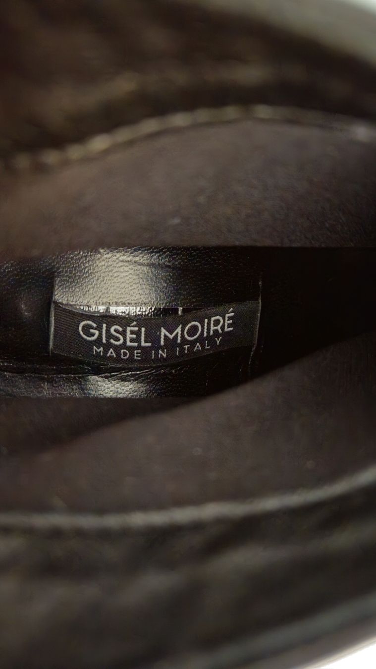 Scarpe da donna: Tronchetti GISÉL MOIRÉ pelle nera 36 – Nuovo (secondo la descrizione) da Stabio venduto da boss123456789 4