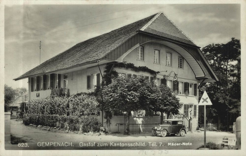 Gempenach, Gasthof zum Kantonsschild, OldtimerAuto Kaufen auf Ricardo