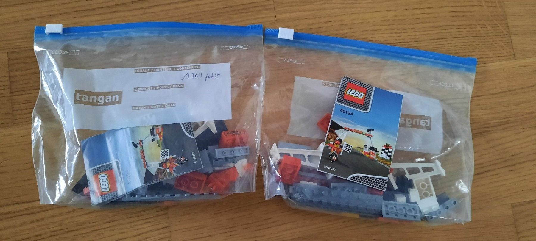 Lego Kit di costruzioni: ***LEGO*** 40194 Shell  und finish Line 2 Stk. – Usato da Wädenswil venduto da H2H_Secondhandshop 2