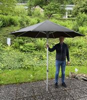 Sonnenschirm Glatz 250 cm rund Farbe iron-grey 155 fabrikneu