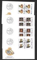 4 FDC 901 - 904 Serie Viererblöcke ET Bern 10.9.1996