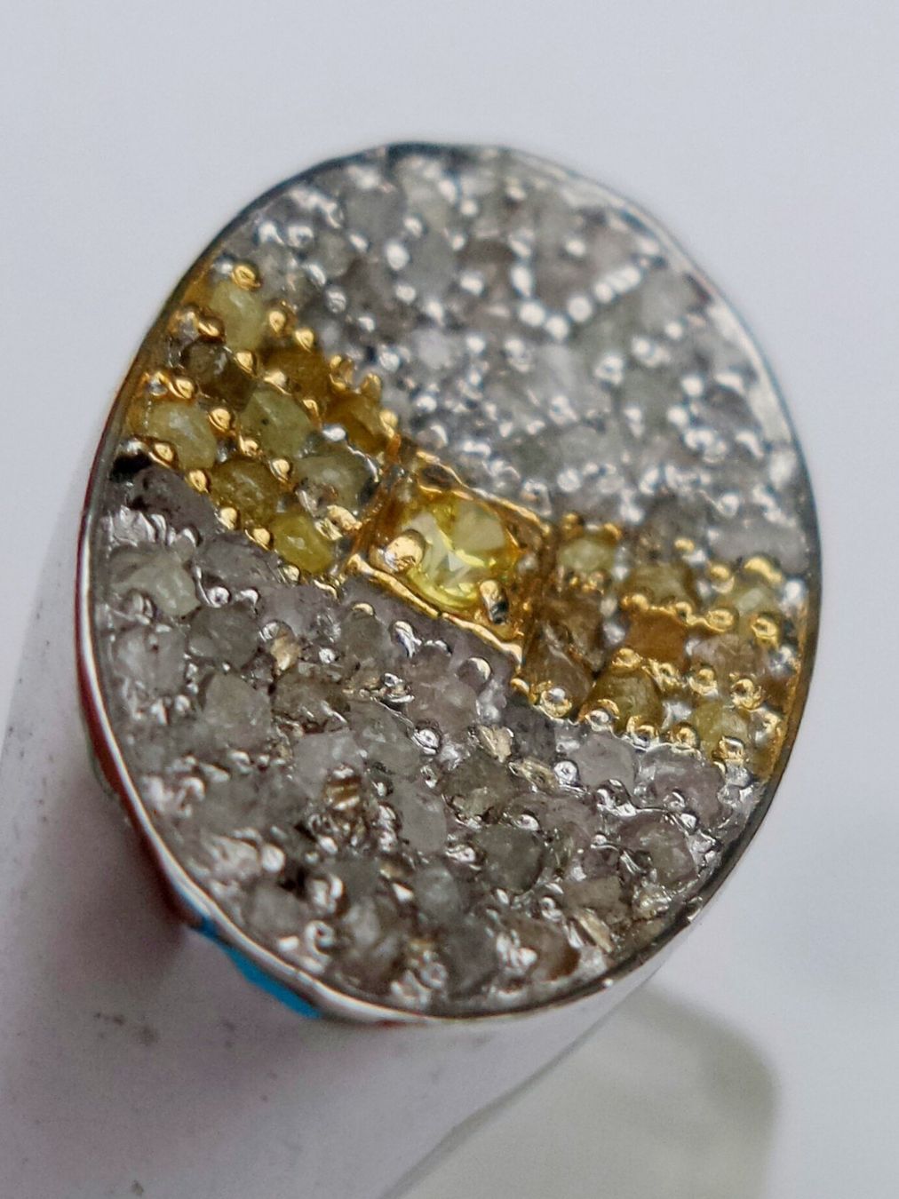 Anelli: Silberring mit Diamanten – Nuovo (secondo la descrizione) da Zürich venduto da Benedikt21 7