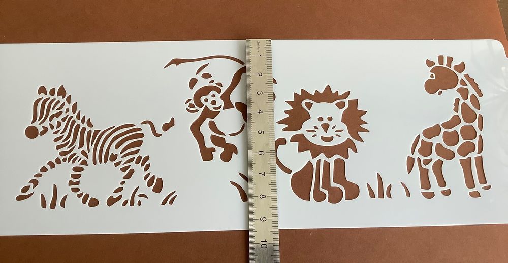 16-teiliges Set Tier-Schablonen – Wiederverwendbare Hundepfoten-Schablonen Aus Kunststoff Für DIY & Wanddekoration