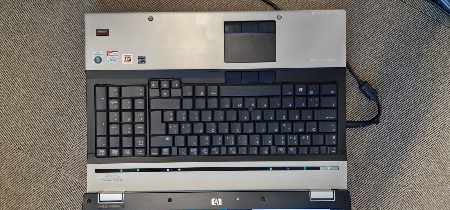 Hewlett Packard Notebook: HP EliteBook 8730w 4G RAM – Usato da Gerlafingen venduto da dulifuli 2