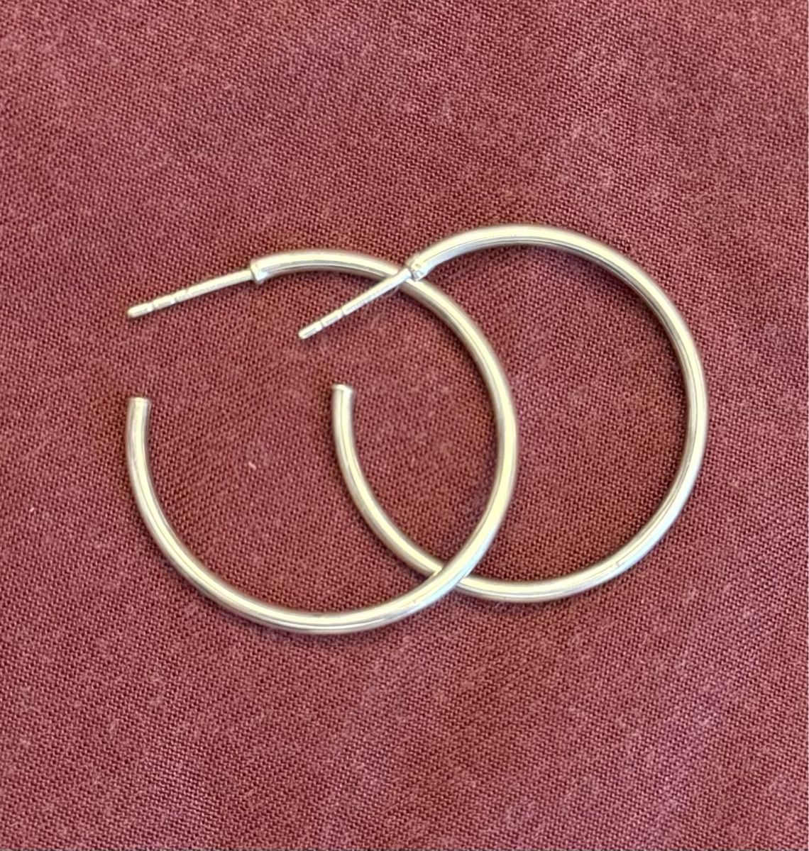 Ohrringe & -stecker: silver hoops – Neu (gemäss Beschreibung) aus Rütihof von mya_we