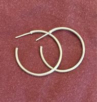 silver hoops
