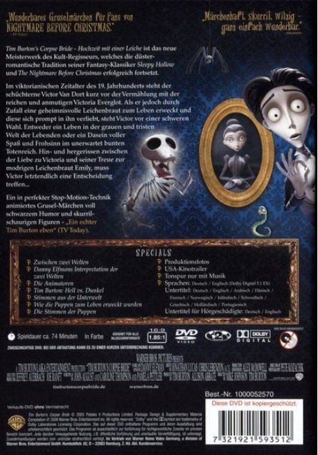 Tutti i DVDs: Corpse Bride - Hochzeit mit einer Leiche – Usato da Urdorf venduto da Muluk 1
