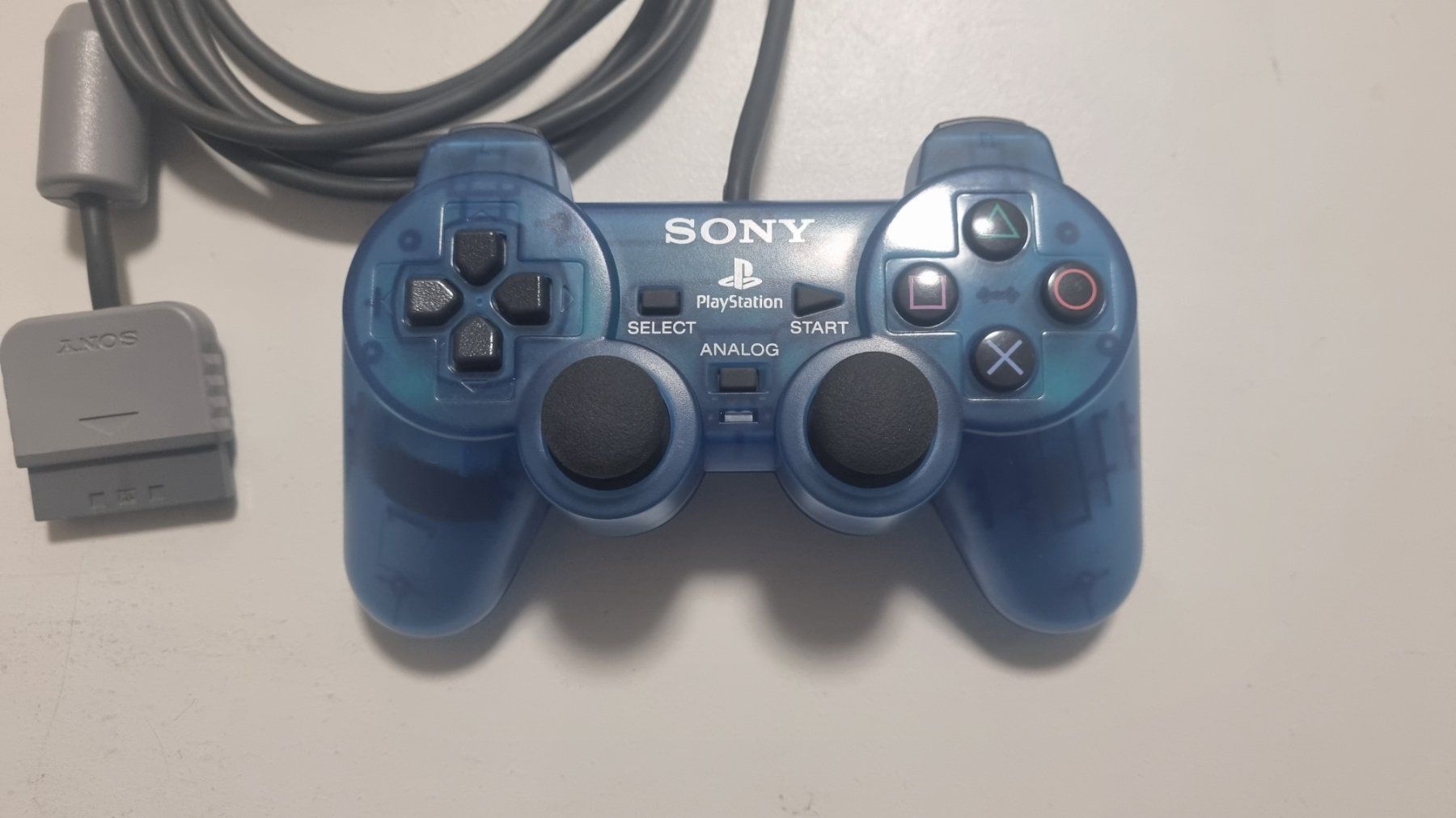 Sony Controller: PS1 PlayStation 1 Controller blau Transparent – Gebraucht aus Birsfelden von val_d9c2 1