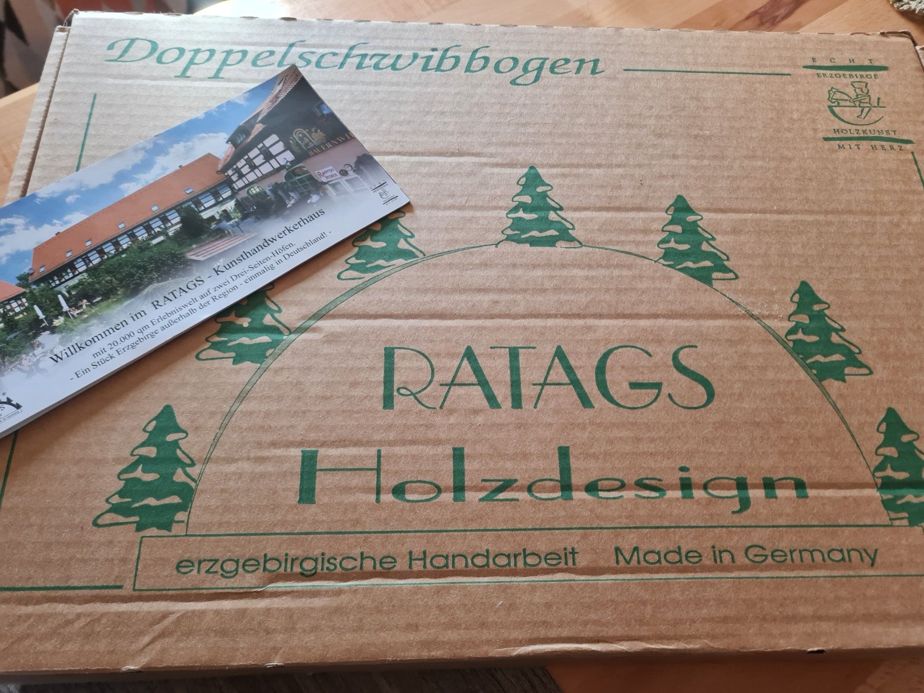 Tutte le decorazioni: Doppelter Schwibbogen Erzgebirge neu – Nuovo e nell'imballaggio originale da Münsingen venduto da Cuci31 2