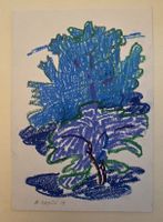 Walter Ropélé 1934 Orig. Oelkreide/Papier handsig. 21cmx15cm