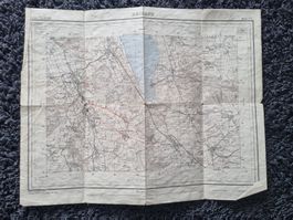 Siegfried-Atlas Blatt 172 Reinach AG um 1942