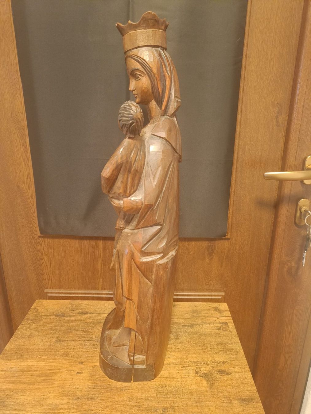 Sculptures & Statues: andgeschnitzte Madonna mit Jesuskind – D'occasion à Locarno par abosca 2