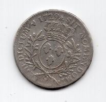 (1032) Frankreich, ½ Ecu 1729, ss