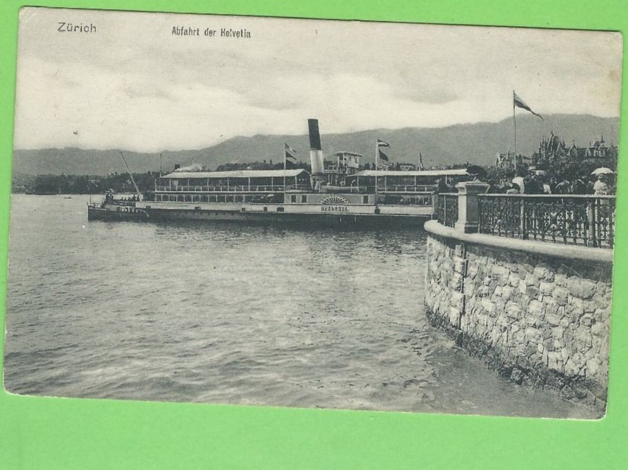 Cartoline postali: Zürich - Abfahrt der Helvetia – Usato da Zürich venduto da t24_de