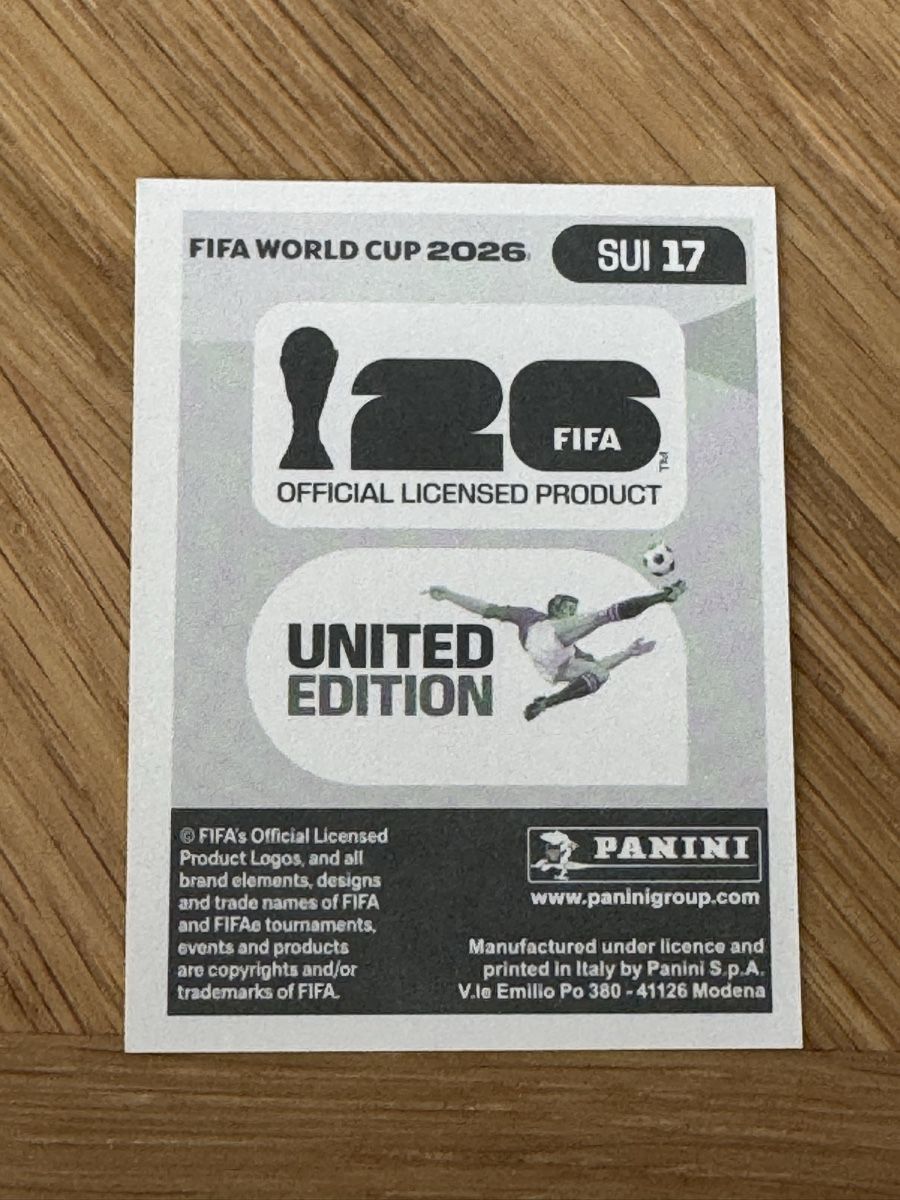Panini Carte collezionabili: Panini 2026 SUI 17 – Nuovo (secondo la descrizione) da Grand-Lancy venduto da cyr_n5ky 1