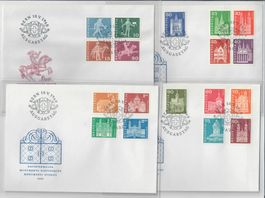 1960 Postgeschichtliche Motive FDC ohne Adresse