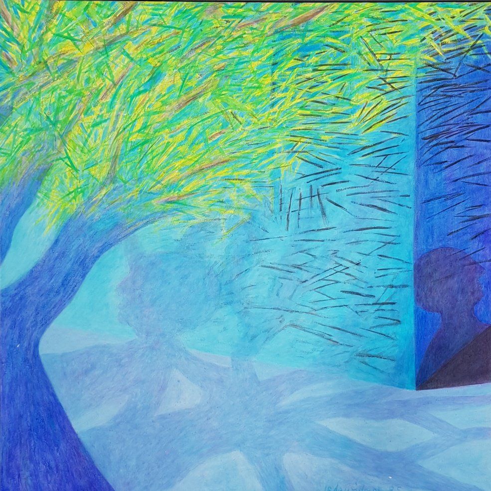 Dipinti: Peter Widmer " Laute Stille " Schweizer Kunst – Usato da Horw venduto da Kunstreich7 2
