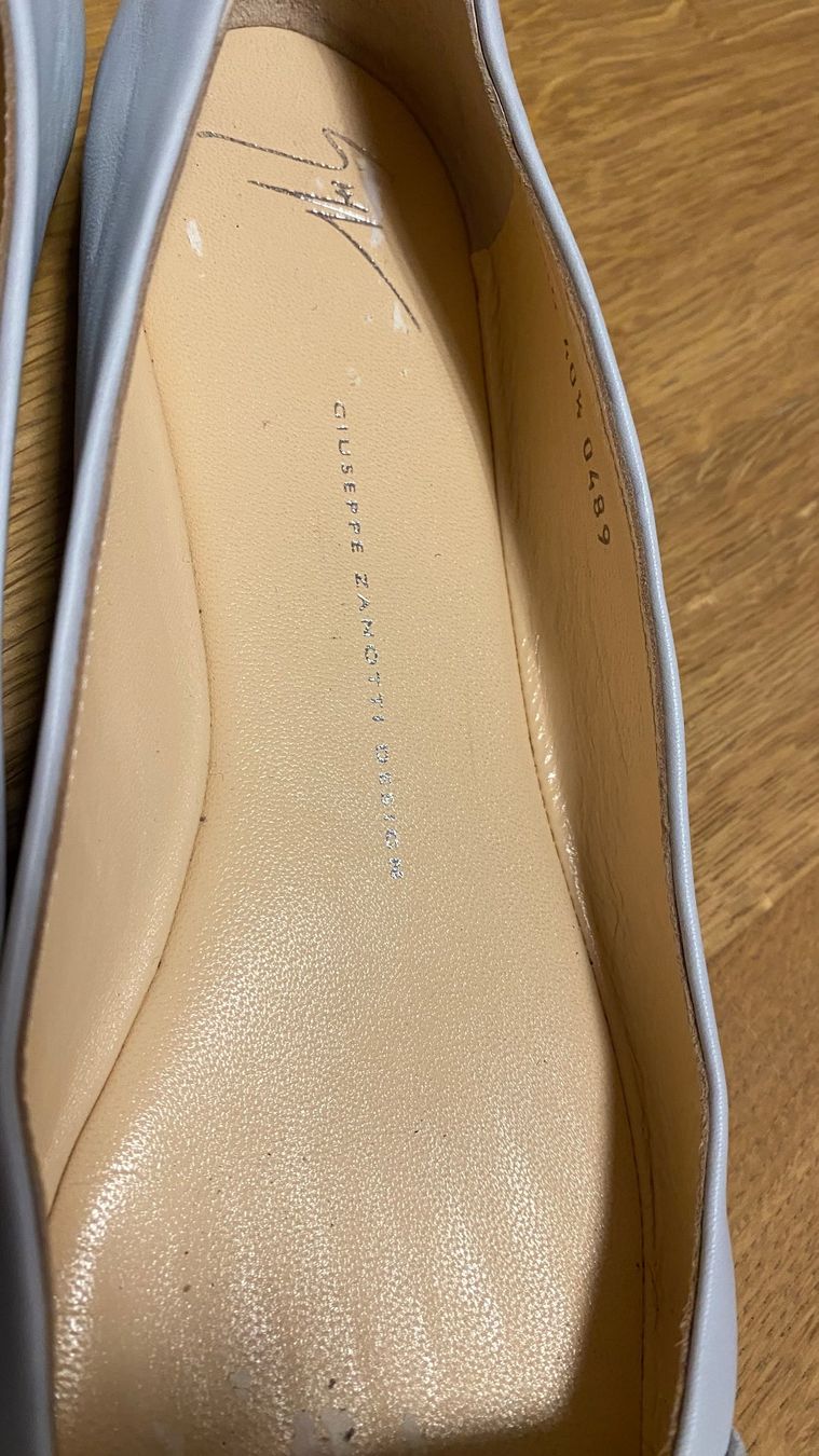 Zanotti Scarpe da donna: Giuseppe Zanotti Ballerinas hellgrau – Usato da Starrkirch-Wil venduto da sclupain 3