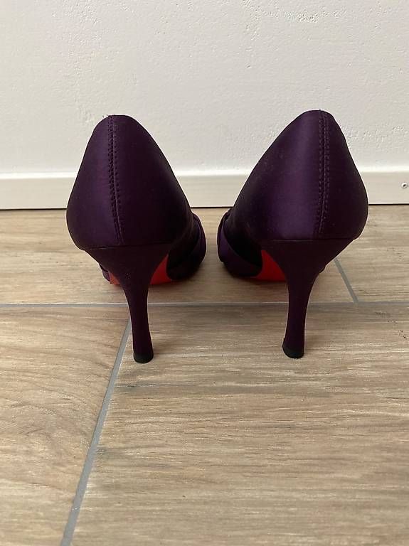 Dosenbach Scarpe da donna: wenig getragene Peeptoes violett – Usato da Hausen AG venduto da corinne_g 4