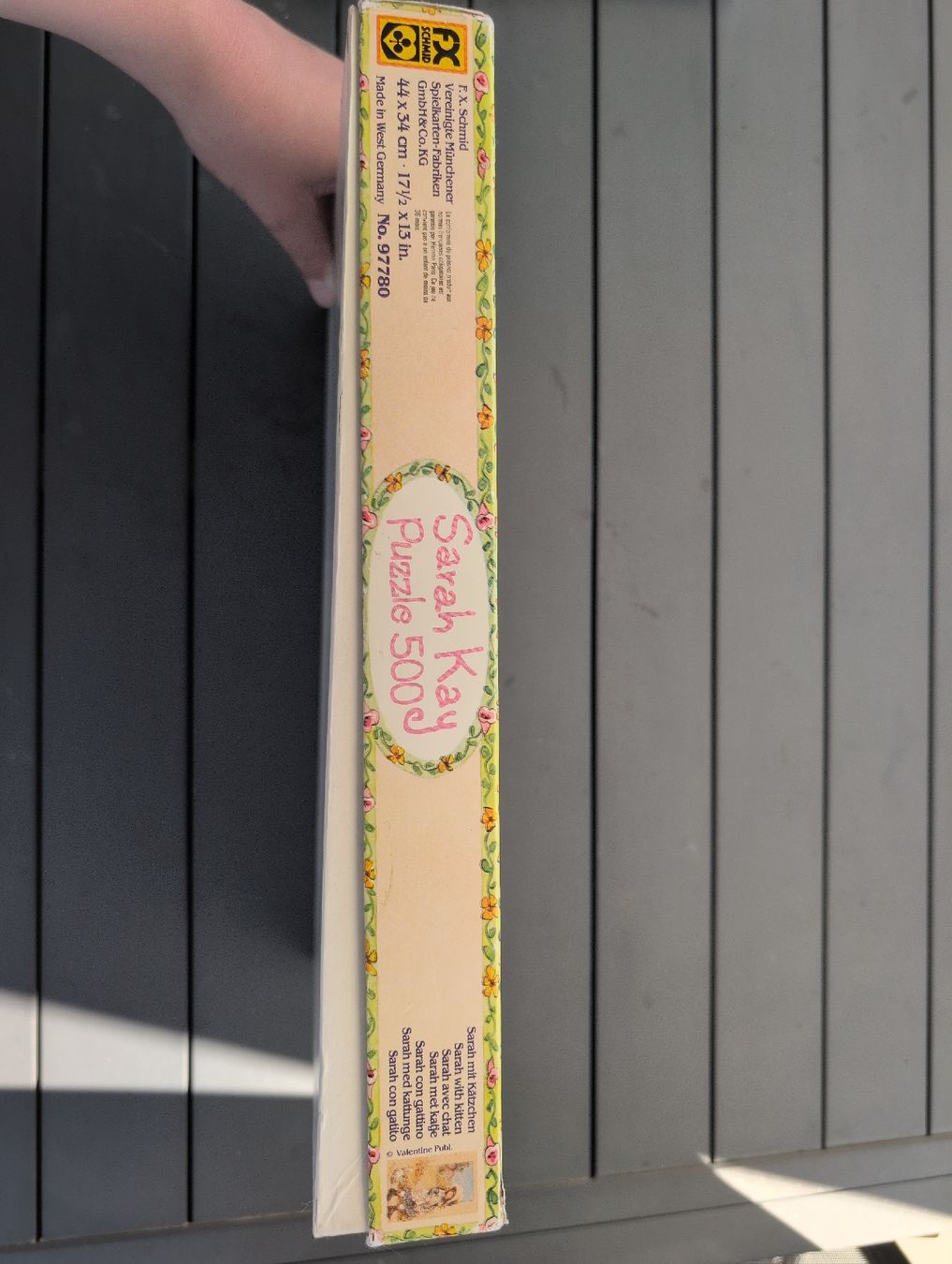 Puzzle: Puzzle Sarah Key, Sarah avec chat – Difettoso da Bussigny venduto da eme_y56y 2