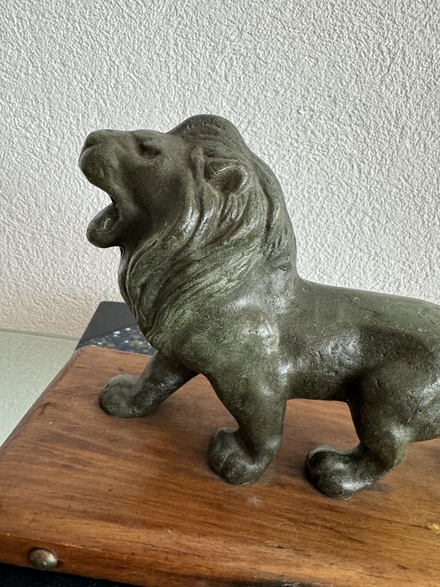 Skulpturen & Statuen: Antik Messing Bronze Löwe Figur Original Alt Massiv – Gebraucht aus Morges von SevArt 7