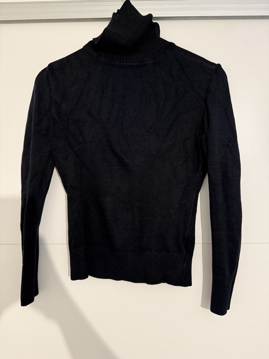 Maglioni & Felpe: Schicker Damen Rollkragenpullover schwarz Grösse M – Usato da Rebstein venduto da Tuerkii