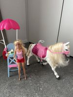 Barbie Pferd und Rettungsschwimmerin