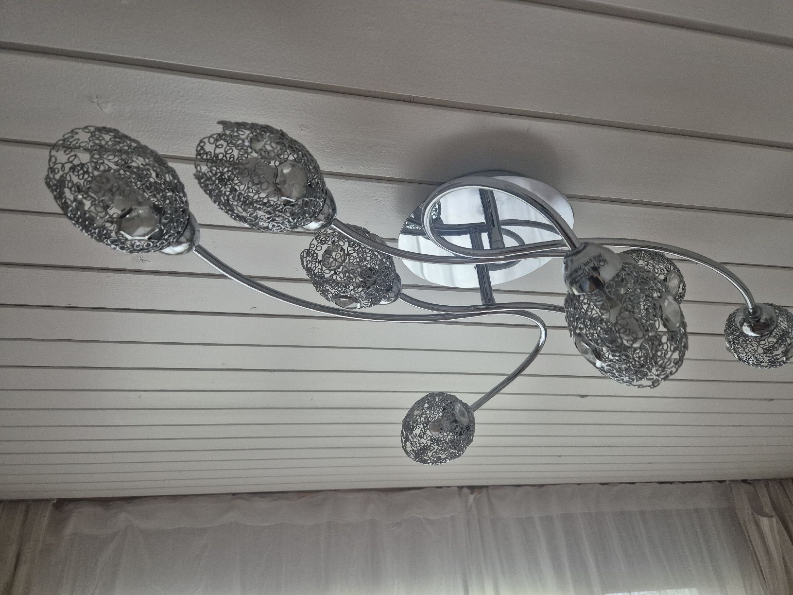 Lustres & lampes de plafonds: Moderne Deckenlampe Silber – D'occasion à Neftenbach par pnp_p22x 4