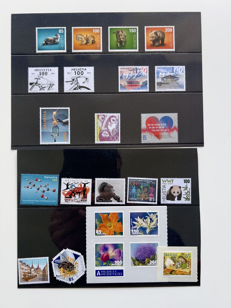 Tutti i francobolli: Frankatur postfrisch CHF 100.- – Nuovo (secondo la descrizione) da Glattbrugg venduto da Artos67 1