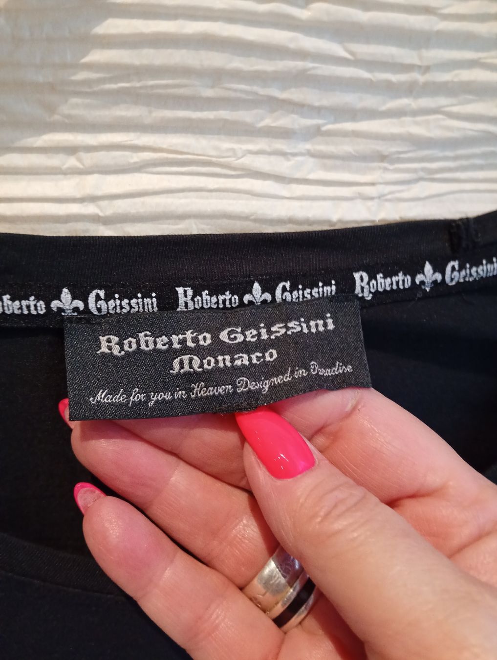 Roberto Geissini T-shirt: t-shirt Roberto Geissini - taille L – Nuovo (secondo la descrizione) da Paradiso venduto da NCLaurence 4