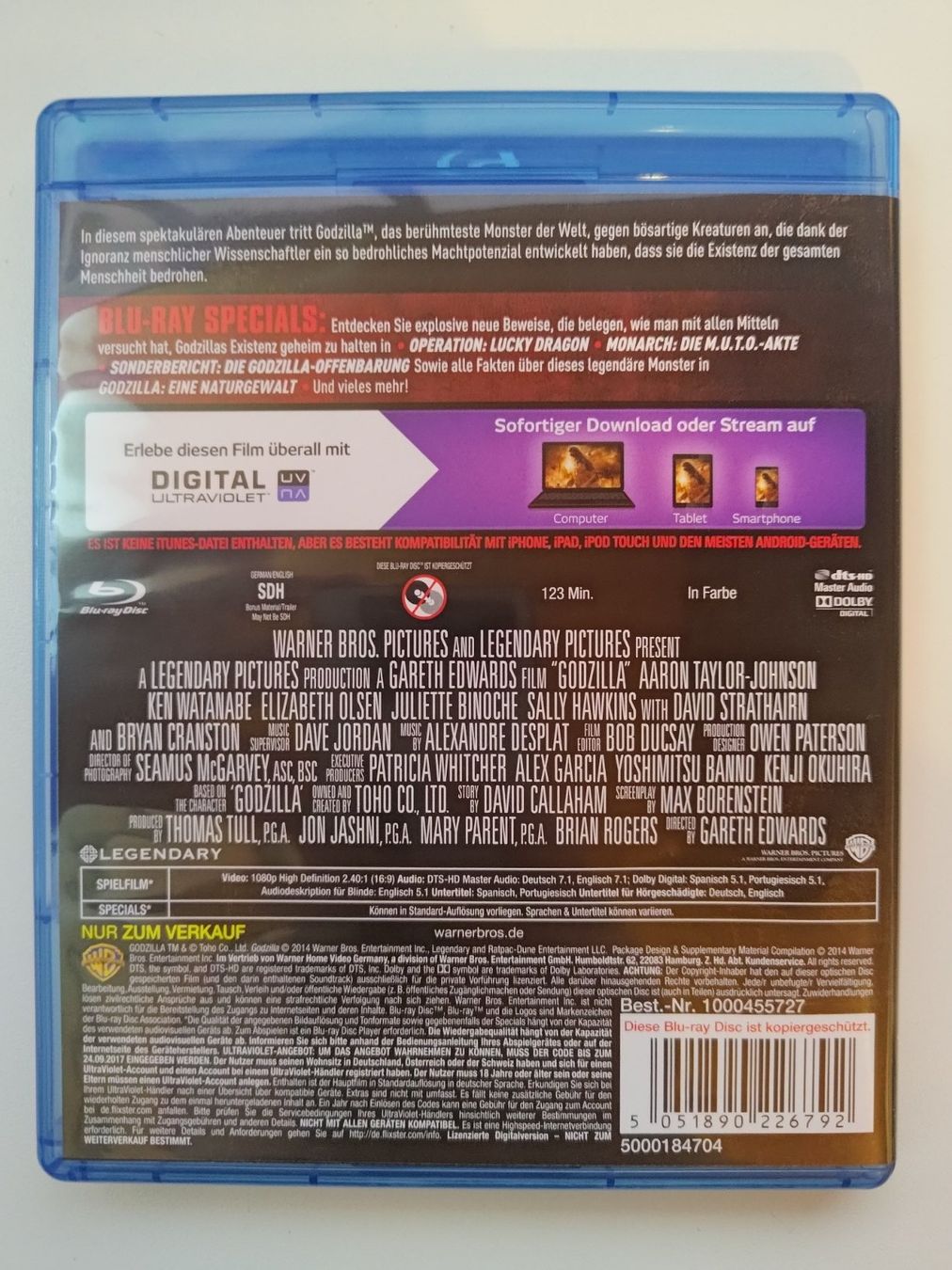 Alle DVDs: Godzilla – Gebraucht aus Liestal von Kratzilla 2
