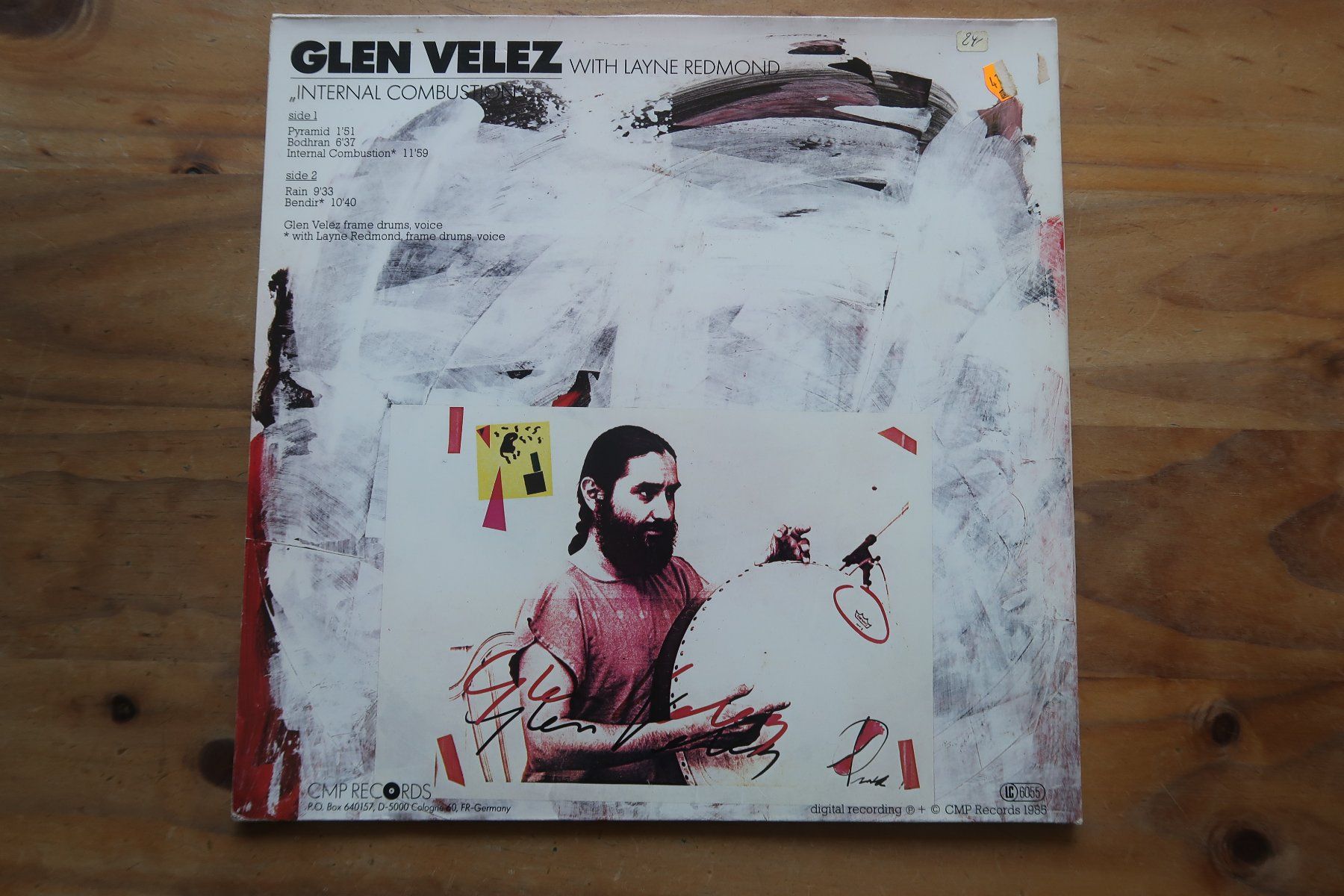 Dischi in vinile: GLEN VELEZ - INTERNAL COMBUSTION - VINYL LP – Usato da Basel venduto da Patiscat 1