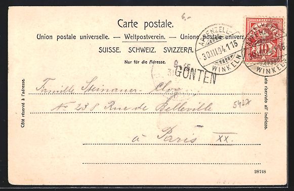 Cartoline postali: AK St. Gallen, Kaserne und Cantine, 1904 – Usato da Berlin venduto da bartko-reher 1