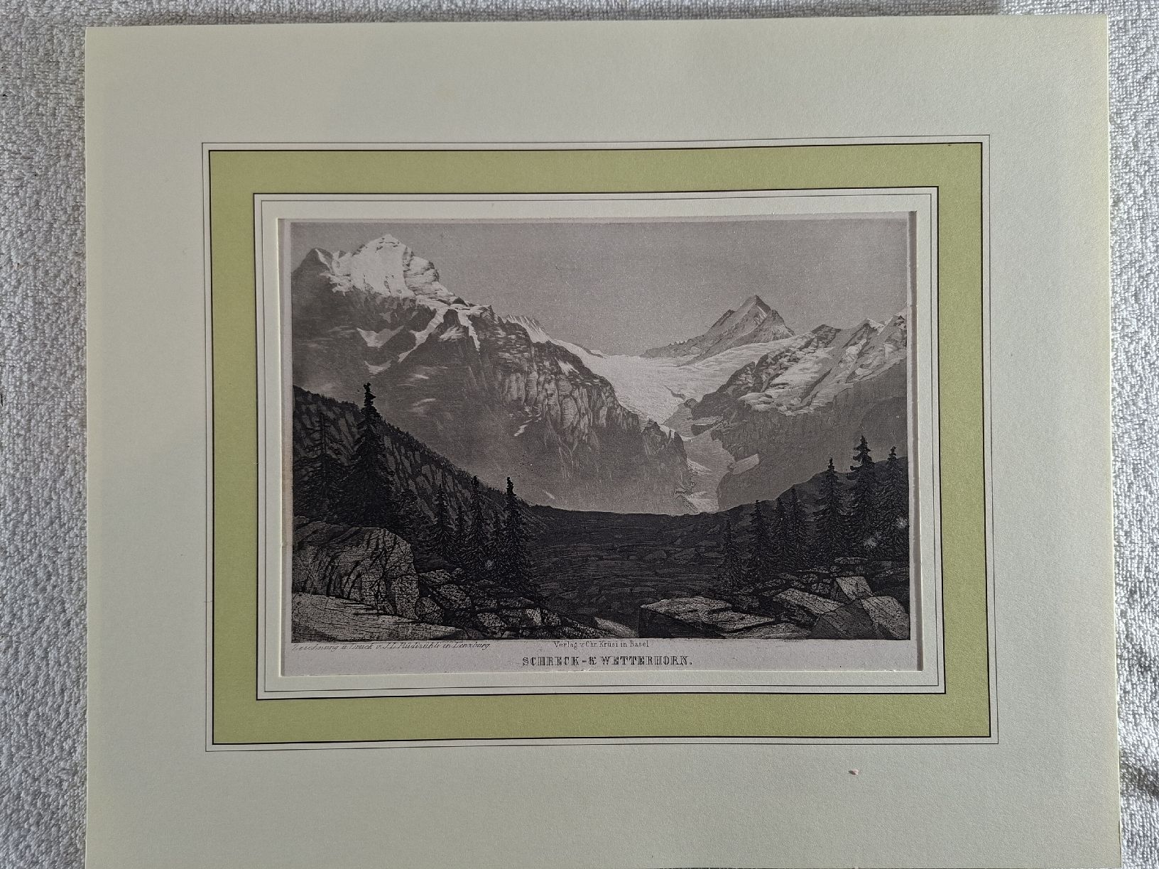 Incisioni: Lot 8, 5 Stiche  berner Oberland  – Usato da Grindelwald venduto da carro5 8