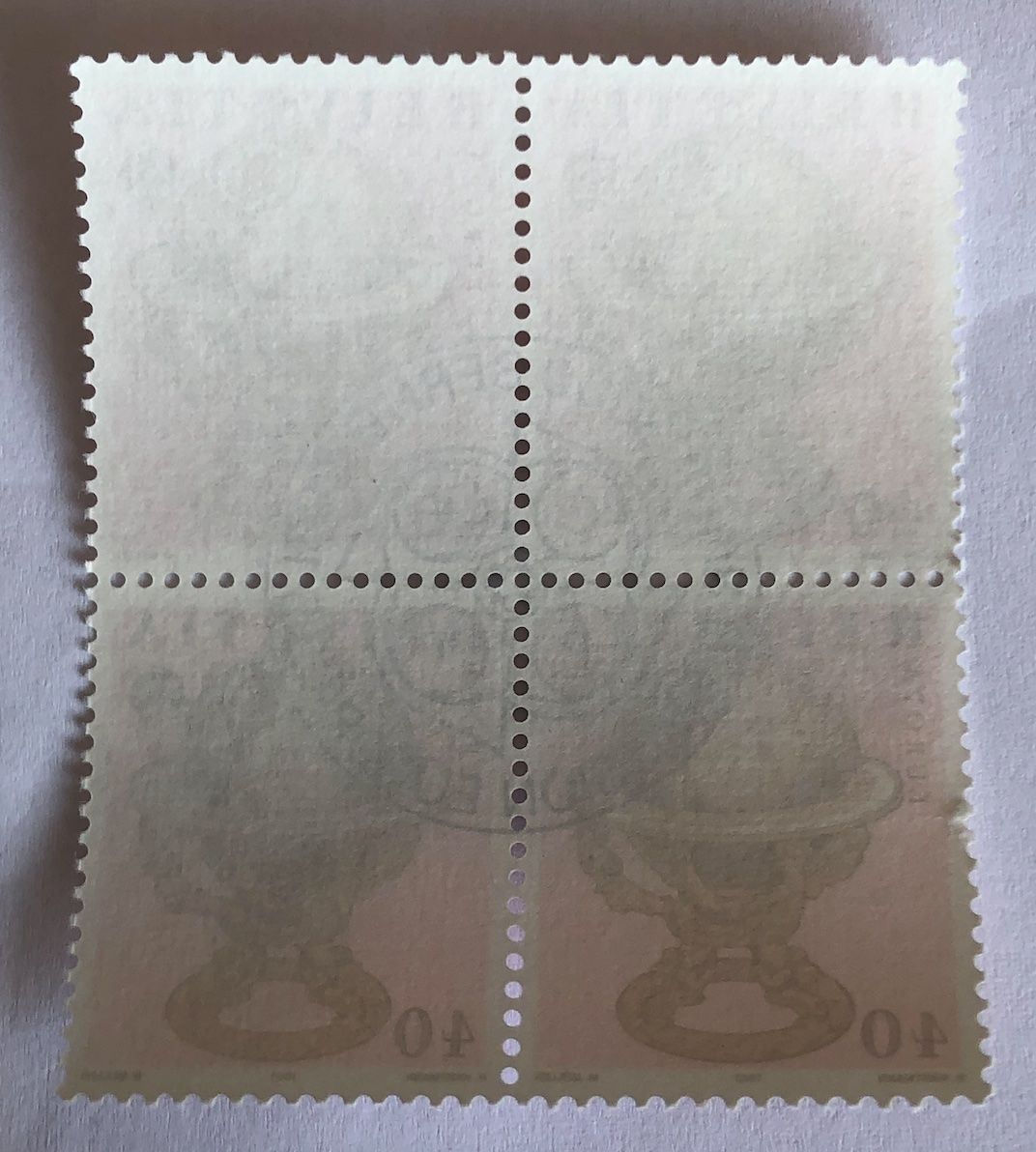 Tutti i francobolli: 4 er Block Nr.698 mit Vollstempel Bern – Usato da Aarau venduto da Billa007 1