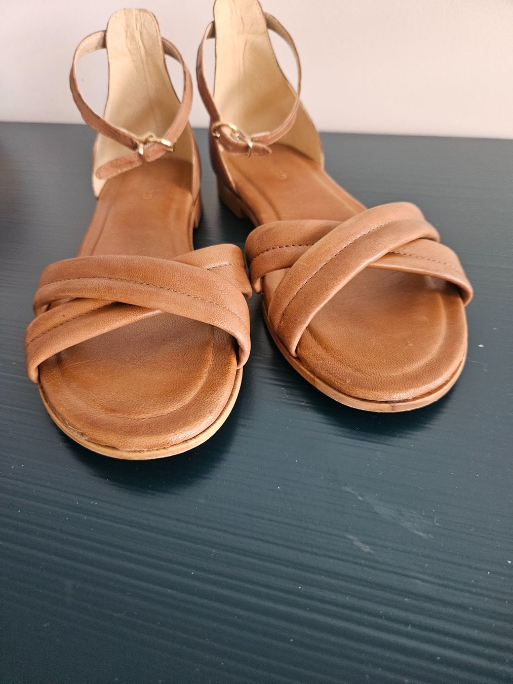 Anna Field Chaussures femmes: Anna field leather camel sandals – D'occasion à Affoltern am Albis par Katarinushka 5