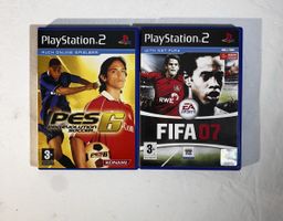 Playstation 2 Games: FIFA 07 &  PES 6