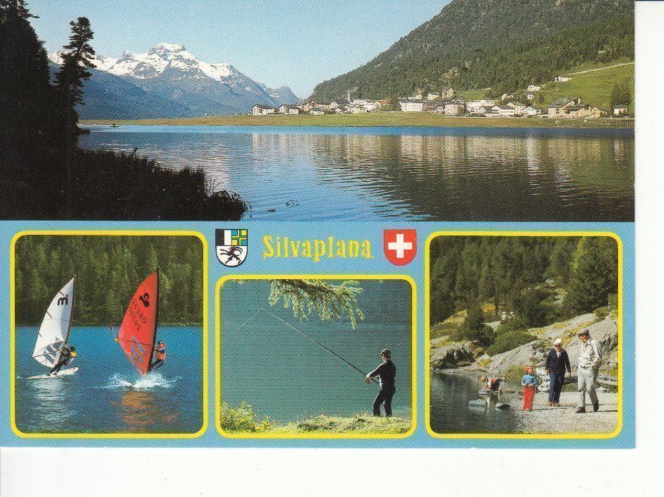 Cartoline postali: Silvaplana um 1995 – Usato da Bürglen TG venduto da StampGraf