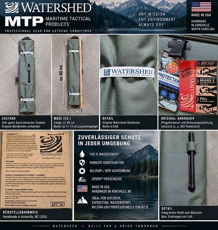Watershed Military / MTP Dry Bag in Grün