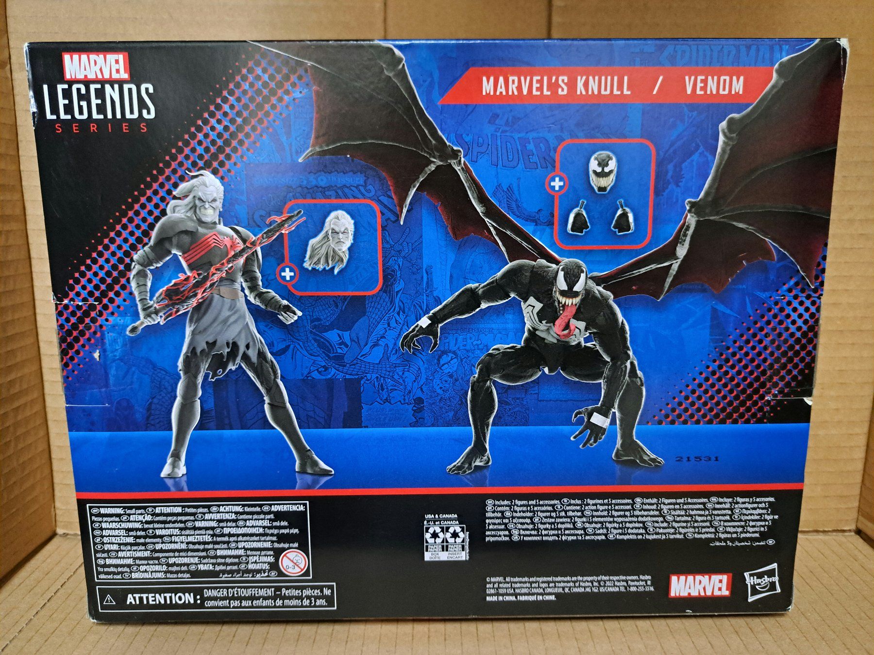 Hasbro Figuren: Marvel Legends King in Black 2er-Pack Marvel's Venom & Knull – Neu und originalverpackt aus Igis von magneto_hg 1
