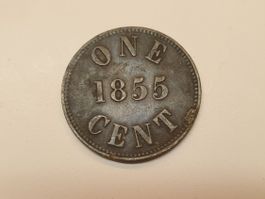 🇨🇦 PEI 1 Cent 1855 Duncan & Co – Breton 920 Kupfer