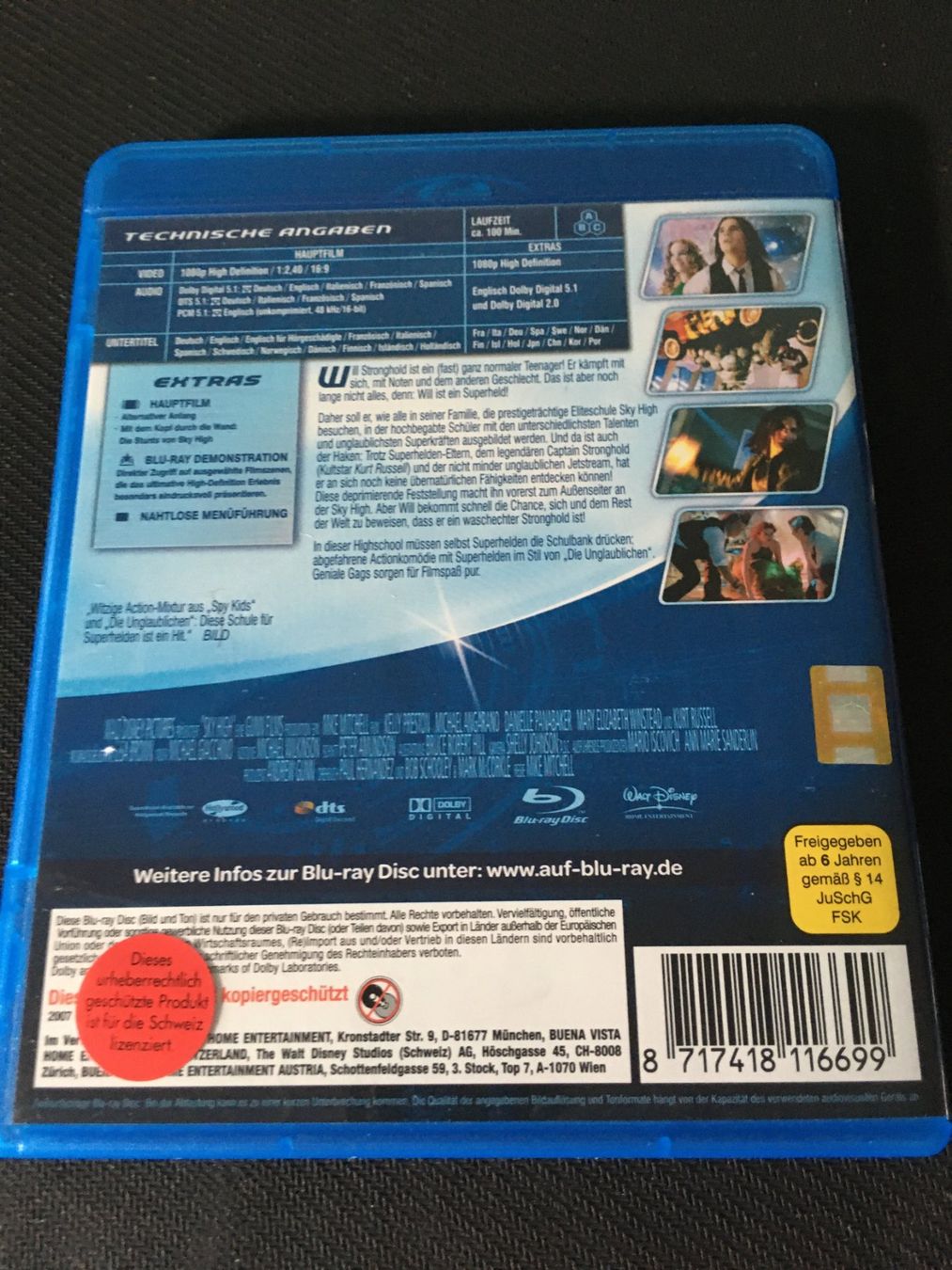 Tutti i DVDs: Disney - Sky High [Blu-ray] – Usato da St.Gallen venduto da MedienJoe 1