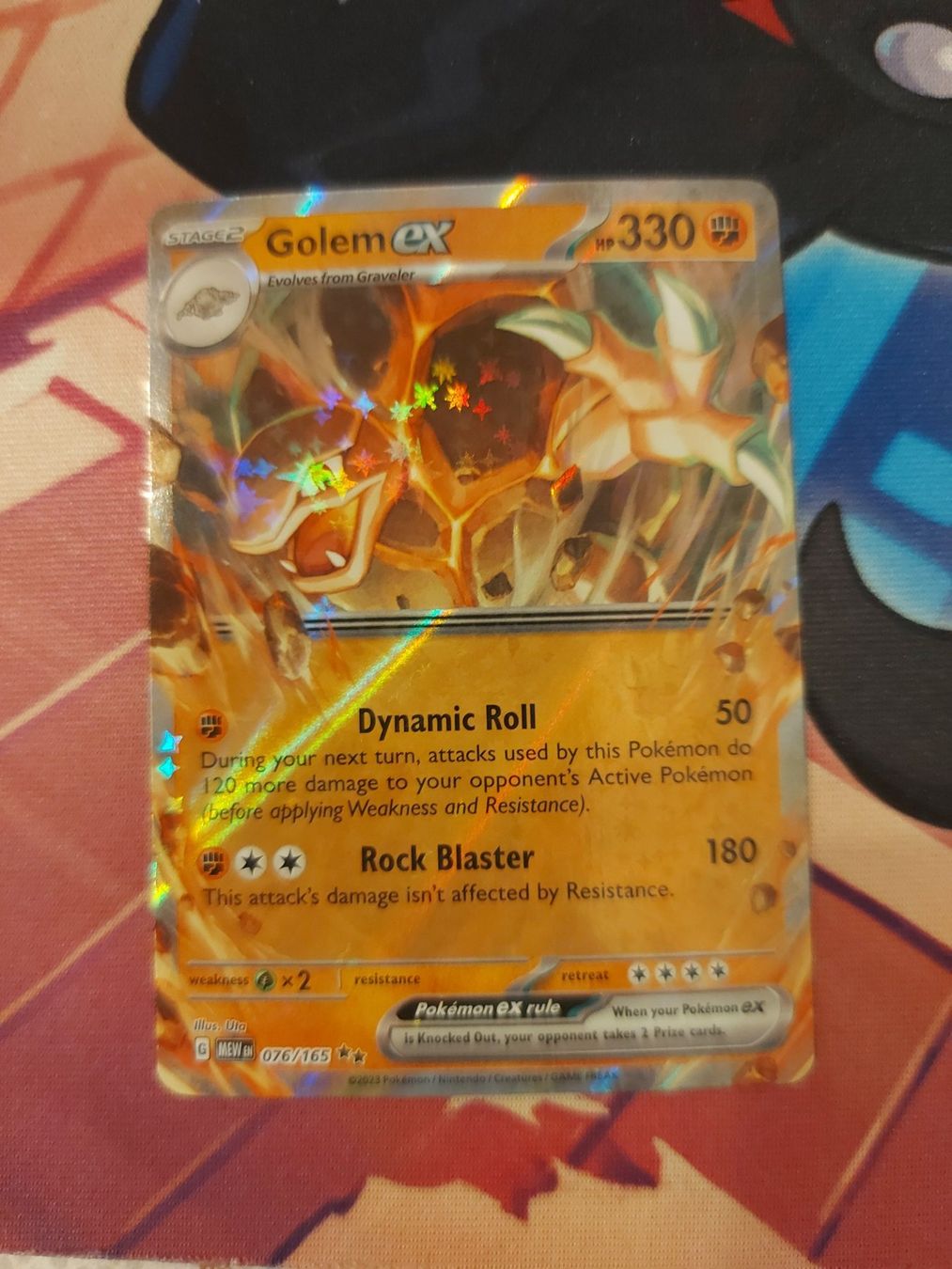 Pokémon Carte collezionabili: Golem EX #076 MEW EN 151 – Usato da Biasca venduto da Sara_Poke123