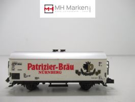Minitrix 3227 ged. Güterwagen "Patrizier Bräu" DB Spur N