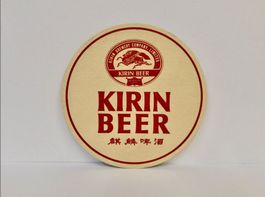 Bierdeckel KIRIN BEER Bier Untersetzer Vintage Japan Rarität