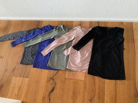 Umstandslangarmshirts Grösse M