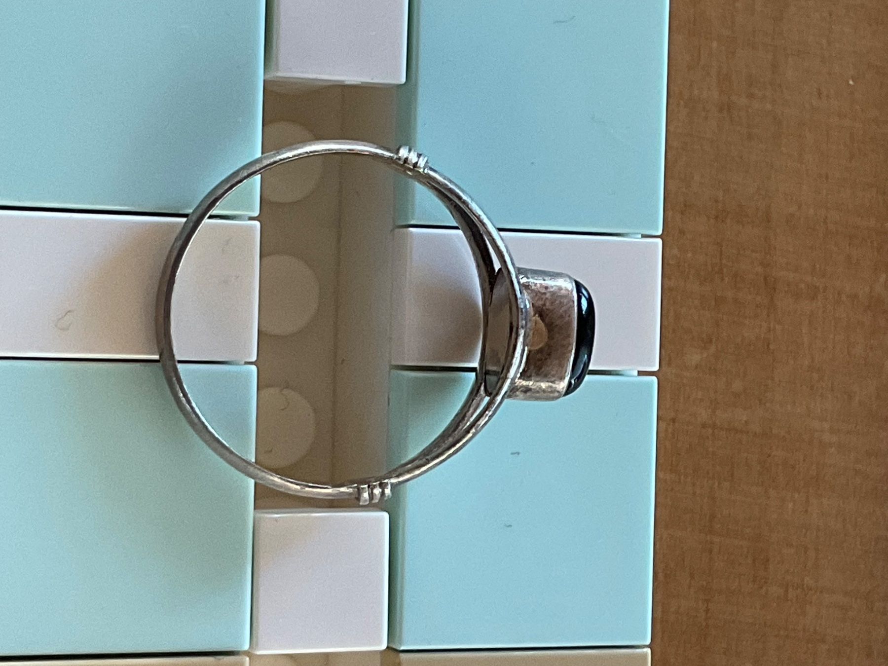 Anelli: Ring mit schwarzen Stein / Gr. 56 – Usato da Rümlang venduto da Sambas19 2