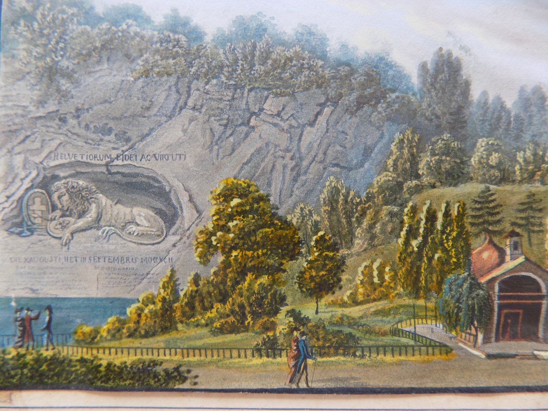 Gravures: Löwendenkmal in Luzern – D'occasion à Risch par Rischli15 3